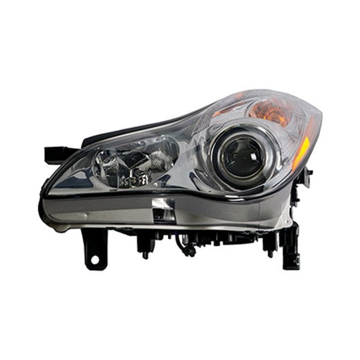 2008-2009 INFINITI EX35 Driver Side Headlight Lens Housing Halogen - IN2518116-Partify-Painted-Replacement-Body-Parts