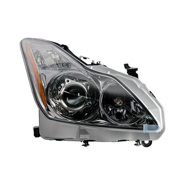 2008-2010 INFINITI G37 Passenger Side Headlight Lens Housing W/O Premium Pkg Convertible/Coupe - IN2519102-Partify-Painted-Replacement-Body-Parts