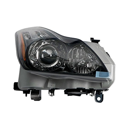2011-2015 INFINITI G37/Q60 Passenger Side Headlight Lens Housing - IN2519109-Partify-Painted-Replacement-Body-Parts
