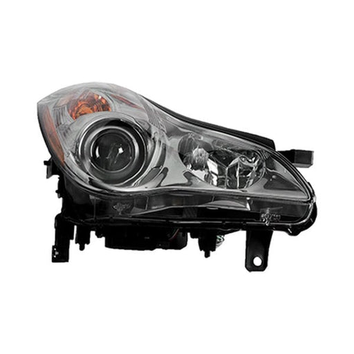 2010 INFINITI EX35 Passenger Side Headlight Lens Housing Xenon - IN2519114-Partify-Painted-Replacement-Body-Parts