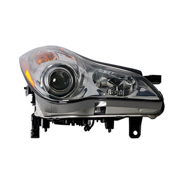 2008-2009 INFINITI EX35 Passenger Side Headlight Lens Housing Halogen - IN2519116-Partify-Painted-Replacement-Body-Parts