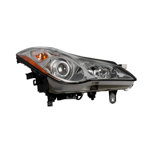 2008-2009 INFINITI EX35 Passenger Side Headlight Lens Housing Xenon - IN2519117-Partify-Painted-Replacement-Body-Parts