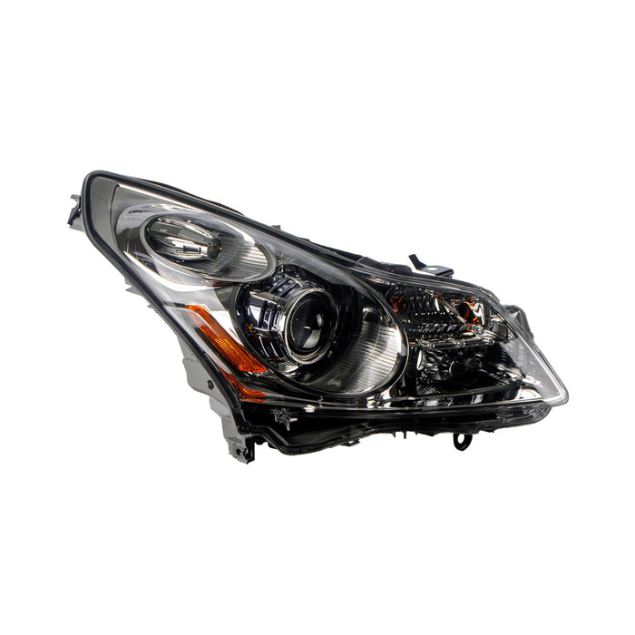 2009 INFINITI G37 Passenger Side Headlight Lens Housing W/O Technology Pkg Sedan - IN2519125-Partify-Painted-Replacement-Body-Parts