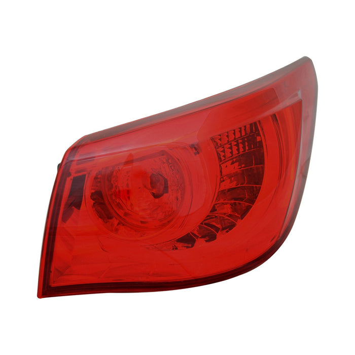 2016-2017 INFINITI Q50 Passenger Side Tail Light Assembly Outer - IN2805107-Partify-Painted-Replacement-Body-Parts