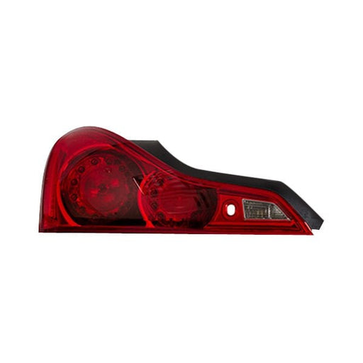 2008-2015 INFINITI G37/Q60 Driver Side Tail Light Housing Includes Lens Coupe - IN2818104-Partify-Painted-Replacement-Body-Parts