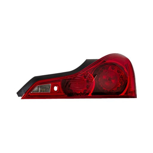 2008-2015 INFINITI G37/Q60 Passenger Side Tail Light Housing Includes Lens Coupe - IN2819104-Partify-Painted-Replacement-Body-Parts
