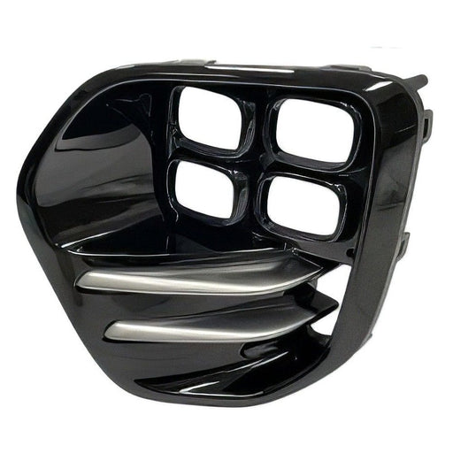 2017-2019 Kia Sportage Front Driver Side Bumper Insert Fog Lamp Bezel W/Fog Lamps Led Fog Lamps - KI1038178-Partify-Painted-Replacement-Body-Parts