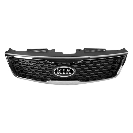 2011-2013 Kia Forte Grille Assembly - KI1200173-Partify-Painted-Replacement-Body-Parts