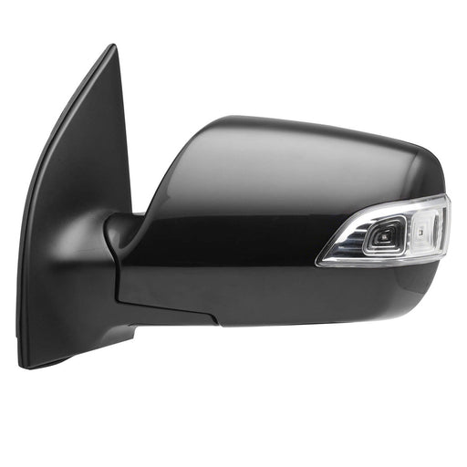 2009-2014 Kia Sedona Driver Side Door Mirror Power Heated W/Side Repeater Lamp W/O Memory Assembly - KI1320158-Partify-Painted-Replacement-Body-Parts