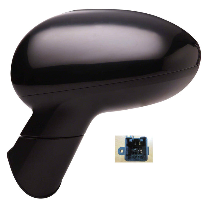 2012-2014 Kia Rio Driver Side Door Mirror Power Heated W/O Turn Signal Lamp Assembly - KI1320167-Partify-Painted-Replacement-Body-Parts