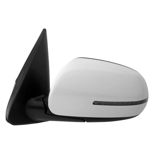 2010-2013 Kia Forte Driver Side Door Mirror W/Signal Lamps Pwr Folding Assembly - KI1320191-Partify-Painted-Replacement-Body-Parts