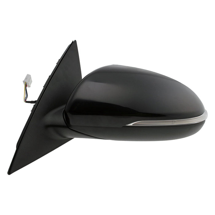 2016-2018 Kia Optima Driver Side Door Mirror Power Non-Heated W/O Blind Spot Detection Assembly - KI1320200-Partify-Painted-Replacement-Body-Parts