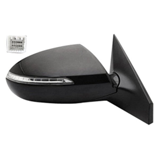 2011-2016 Kia Sportage Passenger Side Door Mirror Power Non-Heated W/Signal Lamp Assembly - KI1321149-Partify-Painted-Replacement-Body-Parts