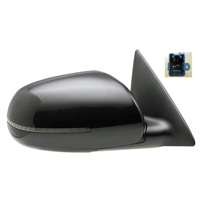 2011-2012 Kia Forte Koup Passenger Side Door Mirror Power Heated W/Signal Lamp Assembly - KI1321155-Partify-Painted-Replacement-Body-Parts