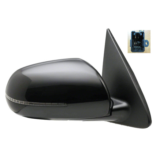 2011-2013 Kia Forte Passenger Side Door Mirror Power Heated W/Signal Lamp Assembly - KI1321156-Partify-Painted-Replacement-Body-Parts