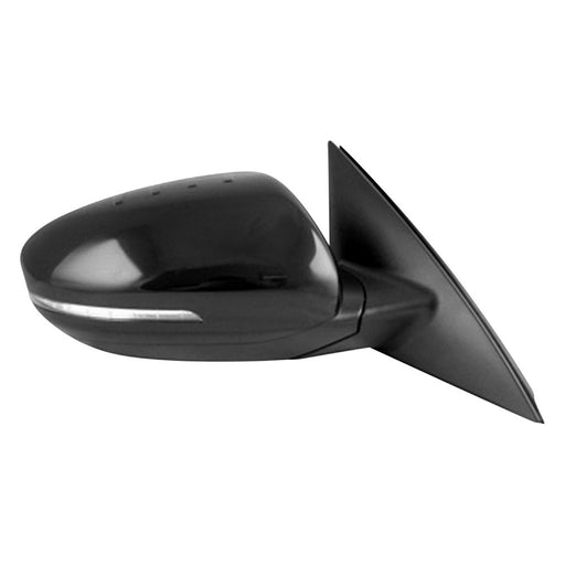 2012-2013 Kia Optima Passenger Side Door Mirror Power Heated W/Signal Lamp Man-Folding Assembly - KI1321162-Partify-Painted-Replacement-Body-Parts