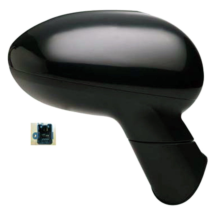 2012-2014 Kia Rio Passenger Side Door Mirror Power Heated W/O Turn Signal Lamp Assembly - KI1321167-Partify-Painted-Replacement-Body-Parts