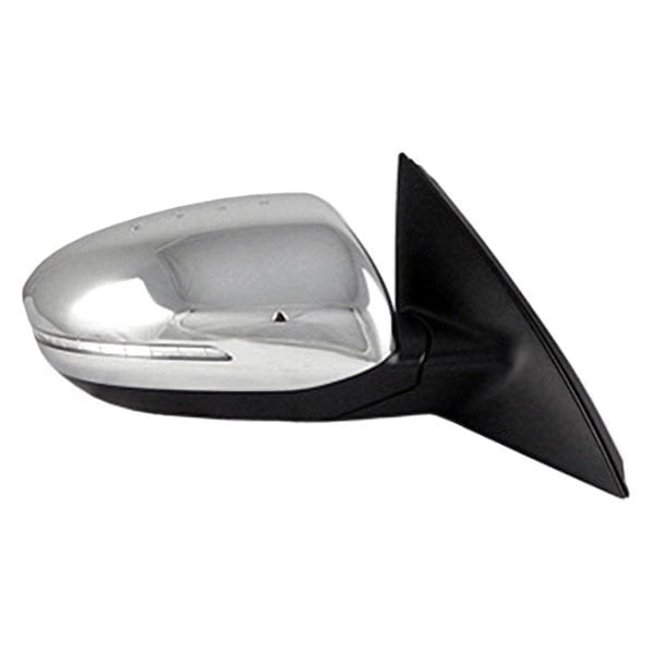 2013 Kia Optima Passenger Side Door Mirror Power Pwr Folding W/Limited Pkg Chrome Assembly - KI1321169-Partify-Painted-Replacement-Body-Parts