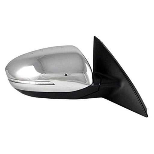 2013 Kia Optima Passenger Side Door Mirror Power Pwr Folding W/Limited Pkg Chrome Assembly - KI1321169-Partify-Painted-Replacement-Body-Parts
