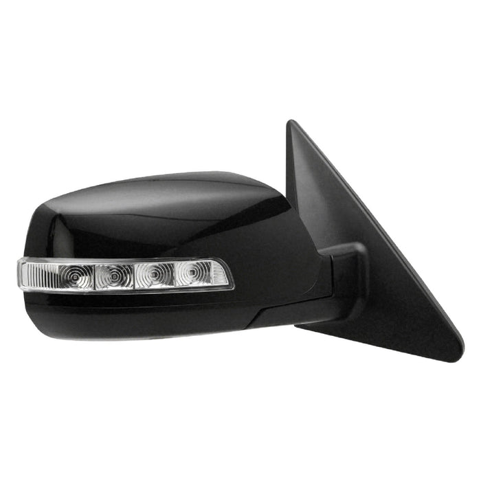 2011-2013 Kia Sorento Passenger Side Door Mirror Power Heated W/Pwr Folding W/Signal Lamp Assembly - KI1321174-Partify-Painted-Replacement-Body-Parts