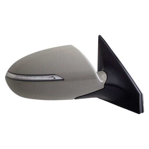 2013-2016 Kia Sportage Passenger Side Door Mirror Power Non-Heated Power Folding W/Signal Lamp Assembly - KI1321186-Partify-Painted-Replacement-Body-Parts