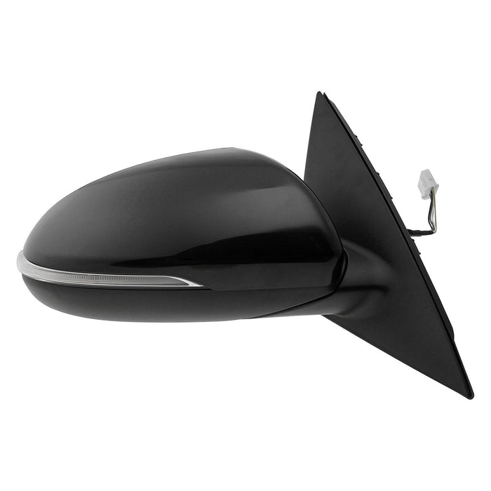 2016-2018 Kia Optima Passenger Side Door Mirror Power Non-Heated W/O Blind Spot Detection Assembly - KI1321200-Partify-Painted-Replacement-Body-Parts