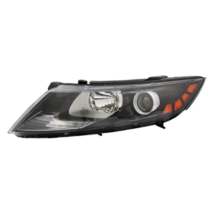 2011 Kia Optima EX/LX/SX Driver Side Headlight Assembly Halogen Korea Built To 12-6-10 Composite - KI2502146-Partify-Painted-Replacement-Body-Parts