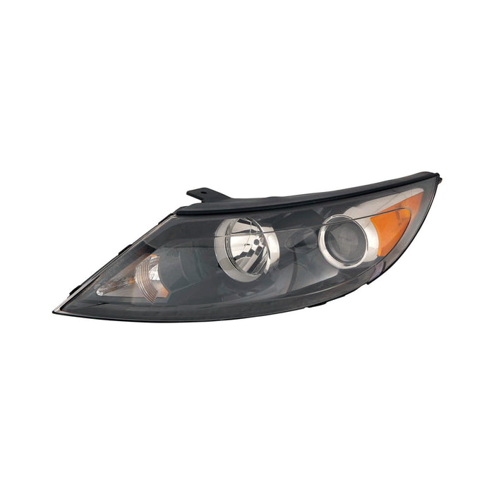 2011-2012 Kia Sportage Base/EX/LX Driver Side Headlight Assembly Halogen Composite - KI2502148-Partify-Painted-Replacement-Body-Parts