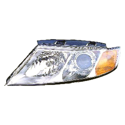 2009-2010 Kia Magentis/Optima Driver Side Headlight Assembly Chrome Bezel Composite - KI2502151-Partify-Painted-Replacement-Body-Parts