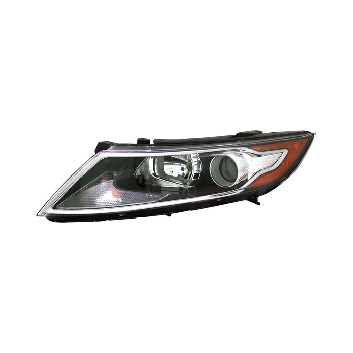 2011-2013 Kia Optima Hybrid/Hybrid EX/Hybrid LX/Hybrid Premium Driver Side Headlight Assembly Halogen Composite - KI2502156-Partify-Painted-Replacement-Body-Parts