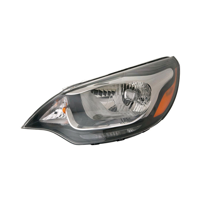 2012-2017 Kia Rio EX/LX Driver Side Headlight Assembly W/O Led Position Lamp Composite Sedan - KI2502159-Partify-Painted-Replacement-Body-Parts