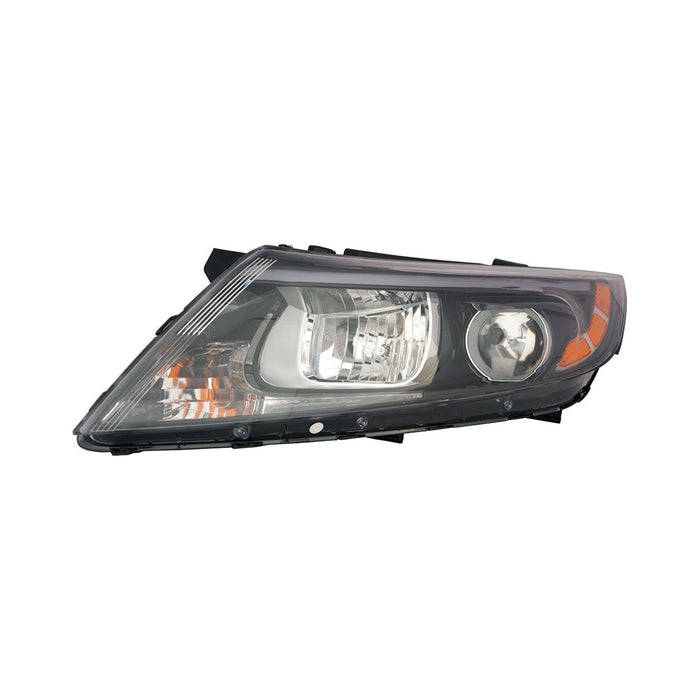2014-2015 Kia Optima Driver Side Headlight Assembly Halogen Usa Built W/O Led Position Lamp Composite - KI2502175-Partify-Painted-Replacement-Body-Parts