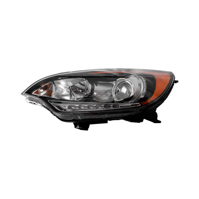2012-2017 Kia Rio Driver Side Headlight Assembly W/Led Position Lamp Composite Hatchback - KI2502180-Partify-Painted-Replacement-Body-Parts