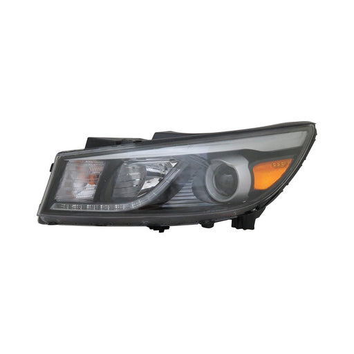 2015-2018 Kia Sedona SX/SX Limited/SXL Driver Side Headlight Assembly Halogen W/Jeweled Led Driver Running Lamp Composite - KI2502182-Partify-Painted-Replacement-Body-Parts