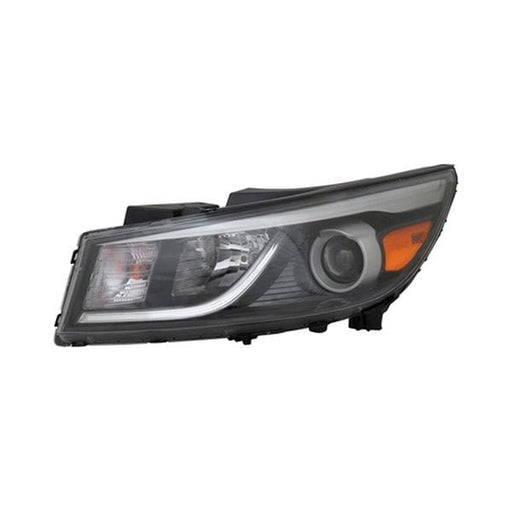 2015-2018 Kia Sedona EX/L/LX Driver Side Headlight Assembly Halogen W/String Led Driver Running Lamp Composite - KI2502183-Partify-Painted-Replacement-Body-Parts