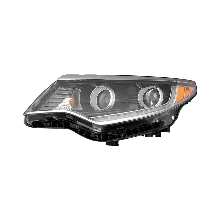 2016-2017 Kia Optima Driver Side Headlight Assembly Halogen W/Daytime Running Light Composite - KI2502197-Partify-Painted-Replacement-Body-Parts