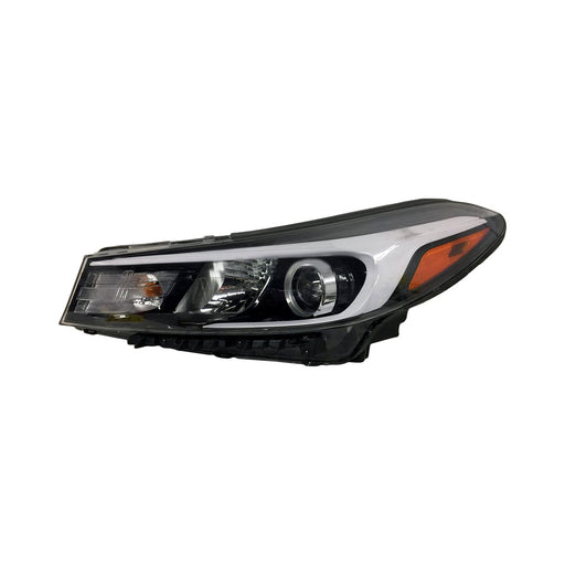 2018 Kia Forte/Forte5 Driver Side Headlight Assembly Halogen W/O Led Position Lamp From 7-4-17 Composite - KI2502224-Partify-Painted-Replacement-Body-Parts