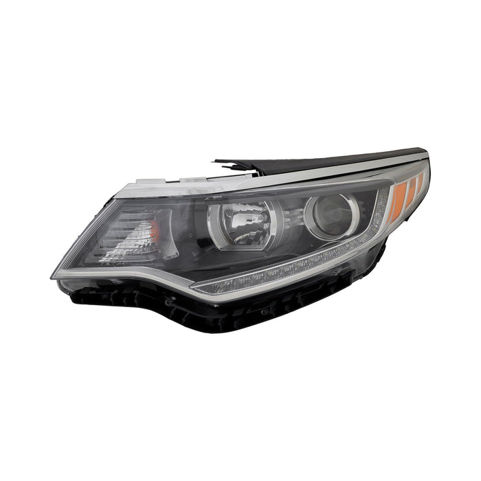 2018 Kia Optima Driver Side Headlight Assembly Usa Built W/Daytime Running Light Composite - KI2502225-Partify-Painted-Replacement-Body-Parts