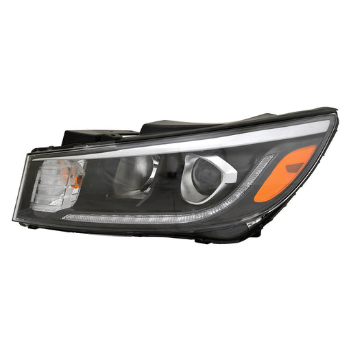 2019-2021 Kia Sedona Driver Side Headlight Assembly Halogen W/Led Position Lamp Composite - KI2502233-Partify-Painted-Replacement-Body-Parts