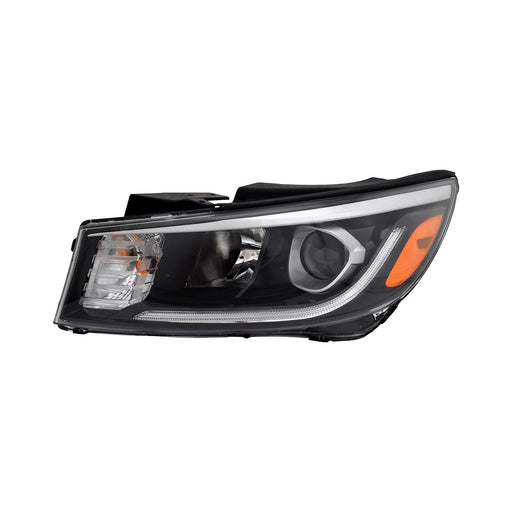 2019-2021 Kia Sedona Driver Side Headlight Assembly Halogen W/O Led Position Lamp Composite - KI2502238-Partify-Painted-Replacement-Body-Parts