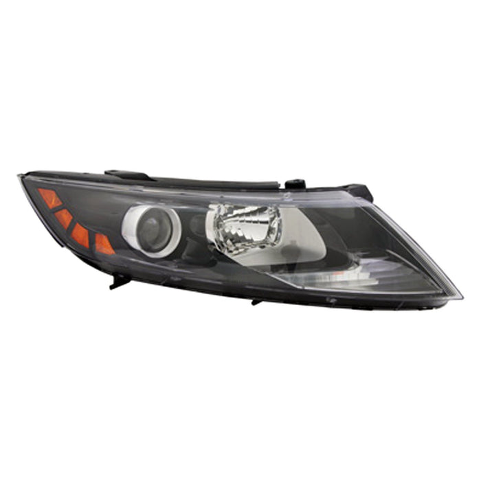 2011 Kia Optima EX/LX/SX Passenger Side Headlight Assembly Halogen Korea Built To 12-6-10 Composite - KI2503146-Partify-Painted-Replacement-Body-Parts