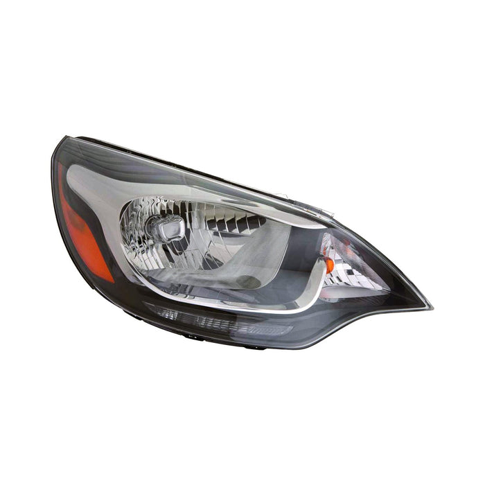 2012-2017 Kia Rio EX/LX Passenger Side Headlight Assembly W/O Led Position Lamp Composite Sedan - KI2503159-Partify-Painted-Replacement-Body-Parts