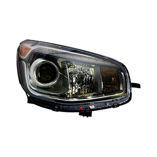 2014-2016 Kia Soul Passenger Side Headlight Assembly Hid W/Led Drl W/Afs Composite - KI2503169-Partify-Painted-Replacement-Body-Parts