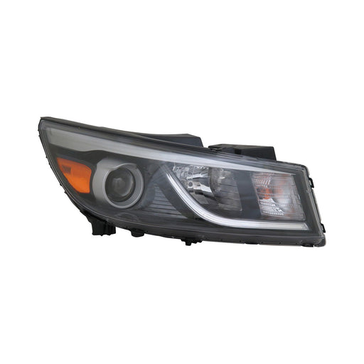 2015-2018 Kia Sedona EX/L/LX Passenger Side Headlight Assembly Halogen W/String Led Driver Running Lamp Composite - KI2503183-Partify-Painted-Replacement-Body-Parts