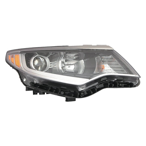 2016-2018 Kia Optima Passenger Side Headlight Assembly Halogen W/O Daytime Running Light Composite - KI2503196-Partify-Painted-Replacement-Body-Parts