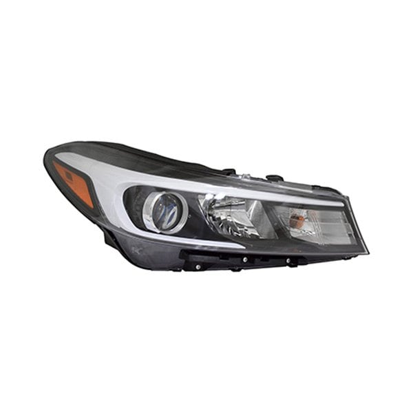 2017-2018 Kia Forte Passenger Side Headlight Assembly Halogen W/O Led Position Lamp Composite Sedan - KI2503201-Partify-Painted-Replacement-Body-Parts