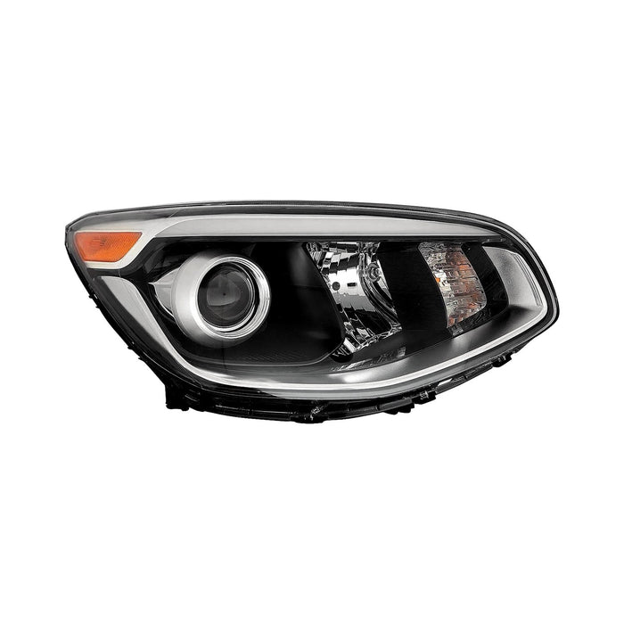 2017-2019 Kia Soul Passenger Side Headlight Assembly Halogen Projector Type Composite - KI2503223-Partify-Painted-Replacement-Body-Parts