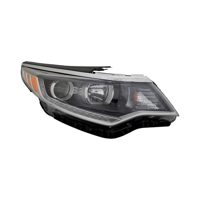 2018 Kia Optima Passenger Side Headlight Assembly Usa Built W/Daytime Running Light Composite - KI2503225-Partify-Painted-Replacement-Body-Parts