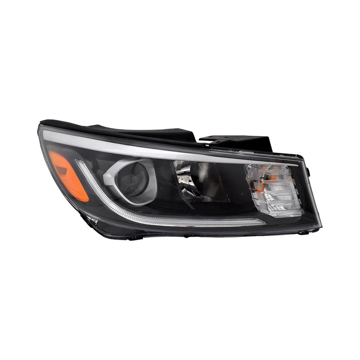 2019-2021 Kia Sedona Passenger Side Headlight Assembly Halogen W/O Led Position Lamp Composite - KI2503238-Partify-Painted-Replacement-Body-Parts
