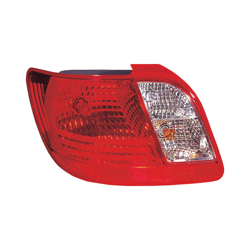 2006-2011 Kia Rio Driver Side Tail Light Assembly 4 Door Sedan - KI2800128-Partify-Painted-Replacement-Body-Parts